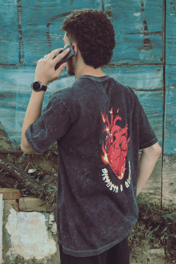 CAMISETA DISPOSTO A QUEIMAR - Image 3